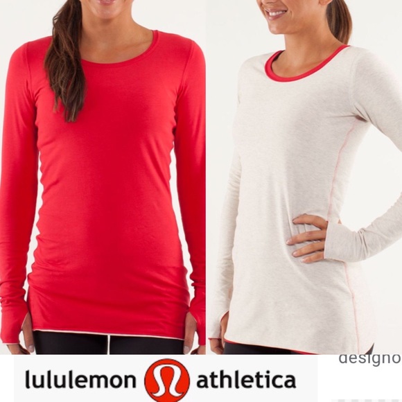 lululemon athletica Tops - LULULEMON Every Yogi Long Sleeve Reversible